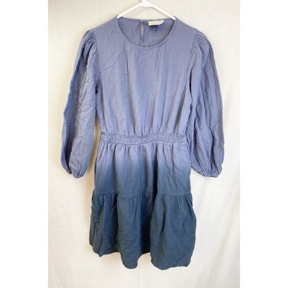 grey ombre Long Sleeve Tiered Dress - Universal Thread - Picture 4 of 7